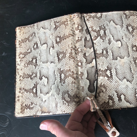 Vintage Snake Skin Clutch Purse - Picture 8 of 16